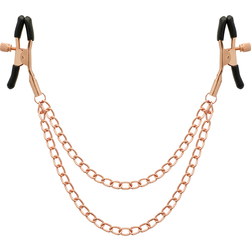 COQUETTE - CHIC DESIRE FANTASY PINZAS METALICAS PEZONES CON CADENA