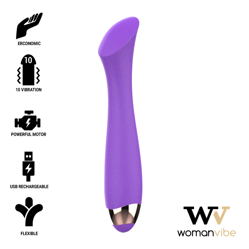 WOMANVIBE - MANDY VIBRADOR RECARGABLE SILICONA PUNTO K