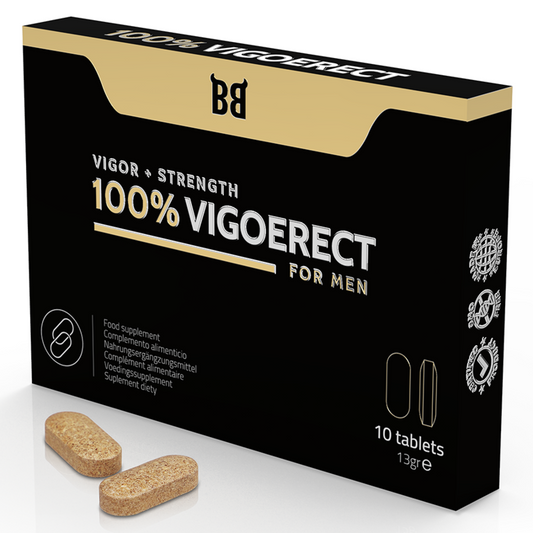 BLACKBULL BY SPARTAN - 100% VIGOERECT POTENCIADOR PARA HOMBRE 10 CÁPSULAS