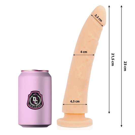 DELTA CLUB - TOYS DILDO NATURAL SILICONA MEDICA 23 X 4.5 CM