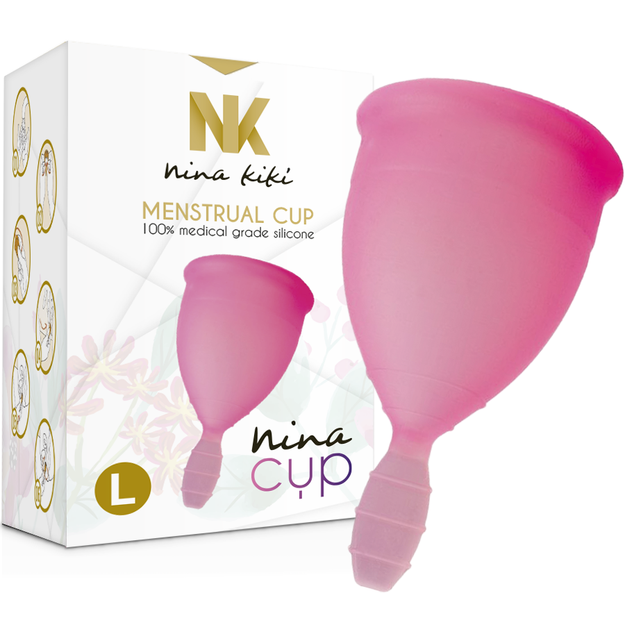 NINA KIKÍ - COPA MENSTRUAL TALLA L ROSA