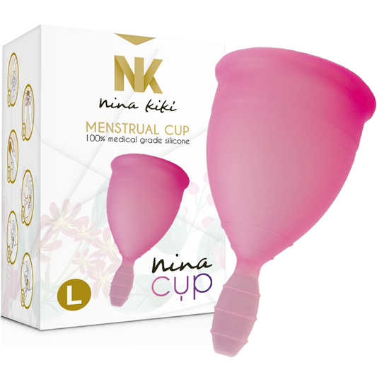 NINA KIKÍ - COPA MENSTRUAL TALLA L ROSA