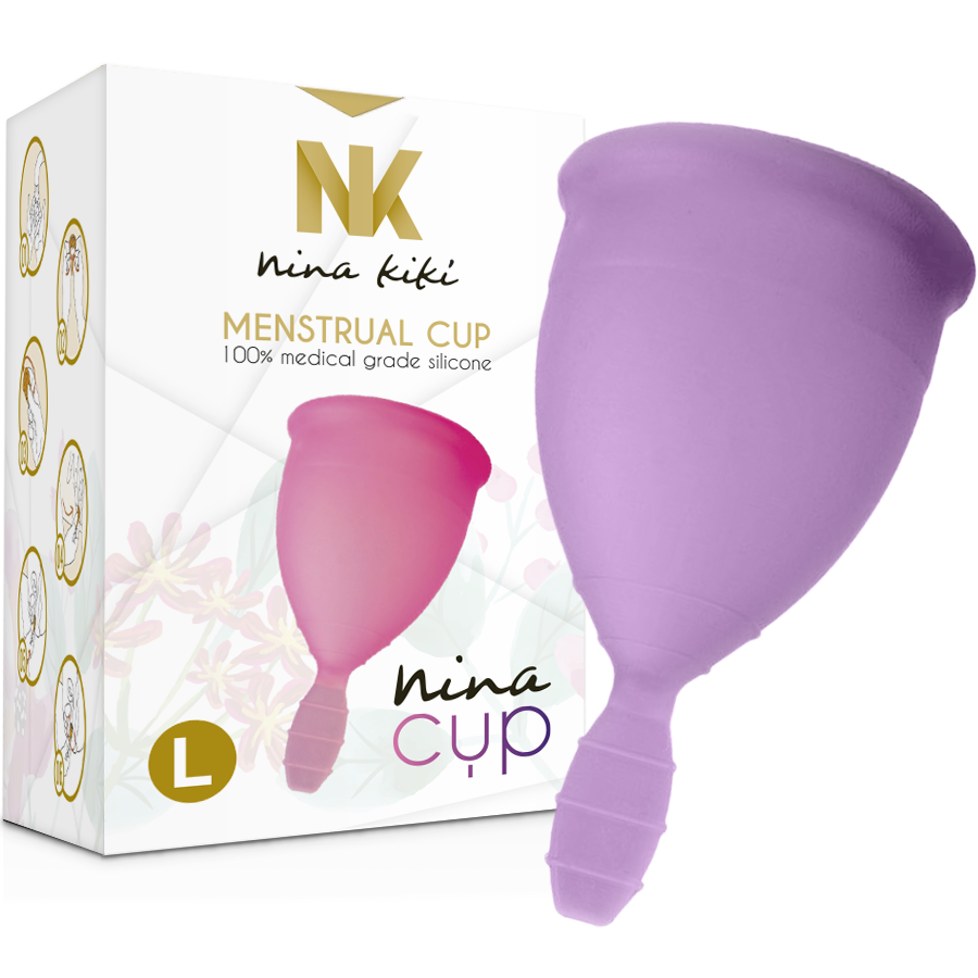 NINA KIKÍ - COPA MENSTRUAL TALLA L LILA