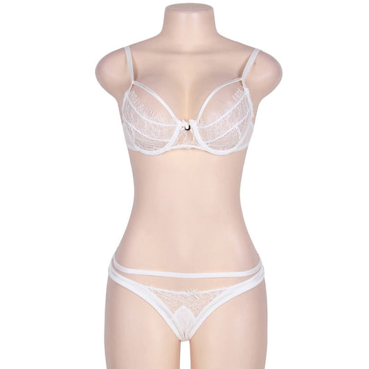 SUBBLIME QUEEN PLUS - SET DOS PIEZAS CON TIRANTAS BLANCO