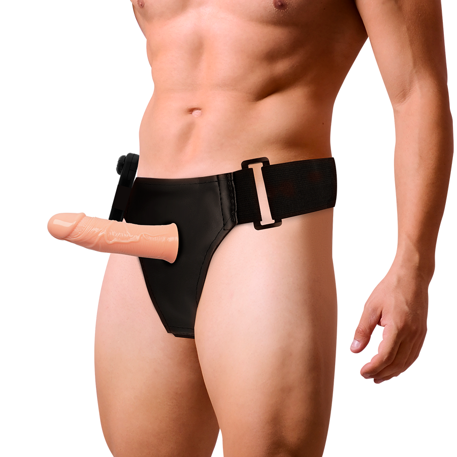 HARNESS ATTRACTION - ÁRNES HUECO GREGORY CON VIBRADOR 16.5 X 4.3CM