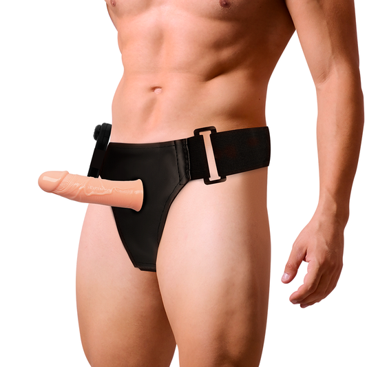 HARNESS ATTRACTION - ÁRNES HUECO GREGORY CON VIBRADOR 16.5 X 4.3CM